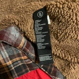 Buffalo David Bitton plaid coat. Barley worn. Fleece inside.